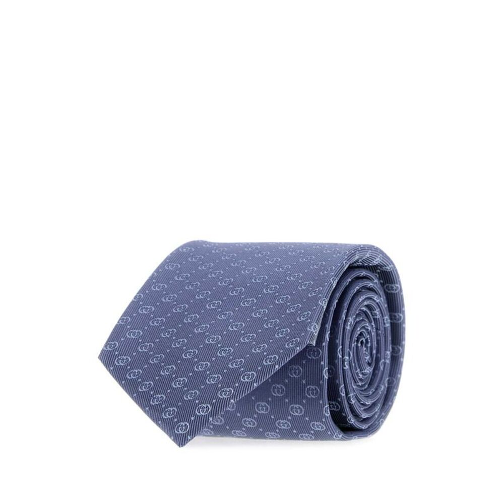 Gucci Men Air Force Blue Silk Tie